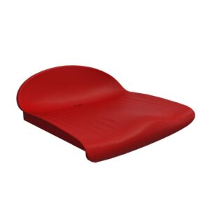 CAJA 16 ASIENTOS PVC SIN RESPALDO SPARK SR M4 ROJO