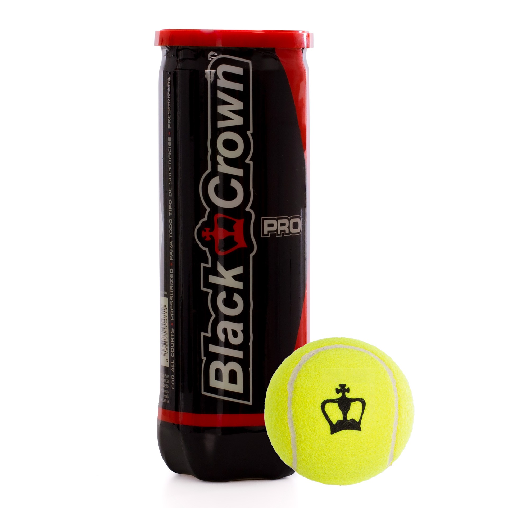 CAJÓN DE 24 BOTES DE PELOTAS DE PÁDEL BLACK CROWN PRO