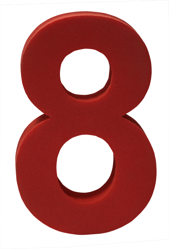 LOTE 5 MINITAPICES NUMEROS COLORES VARIADOS - Imagen 3