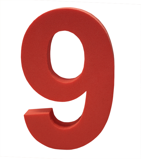 LOTE 5 MINITAPICES NUMEROS COLORES VARIADOS - Imagen 6