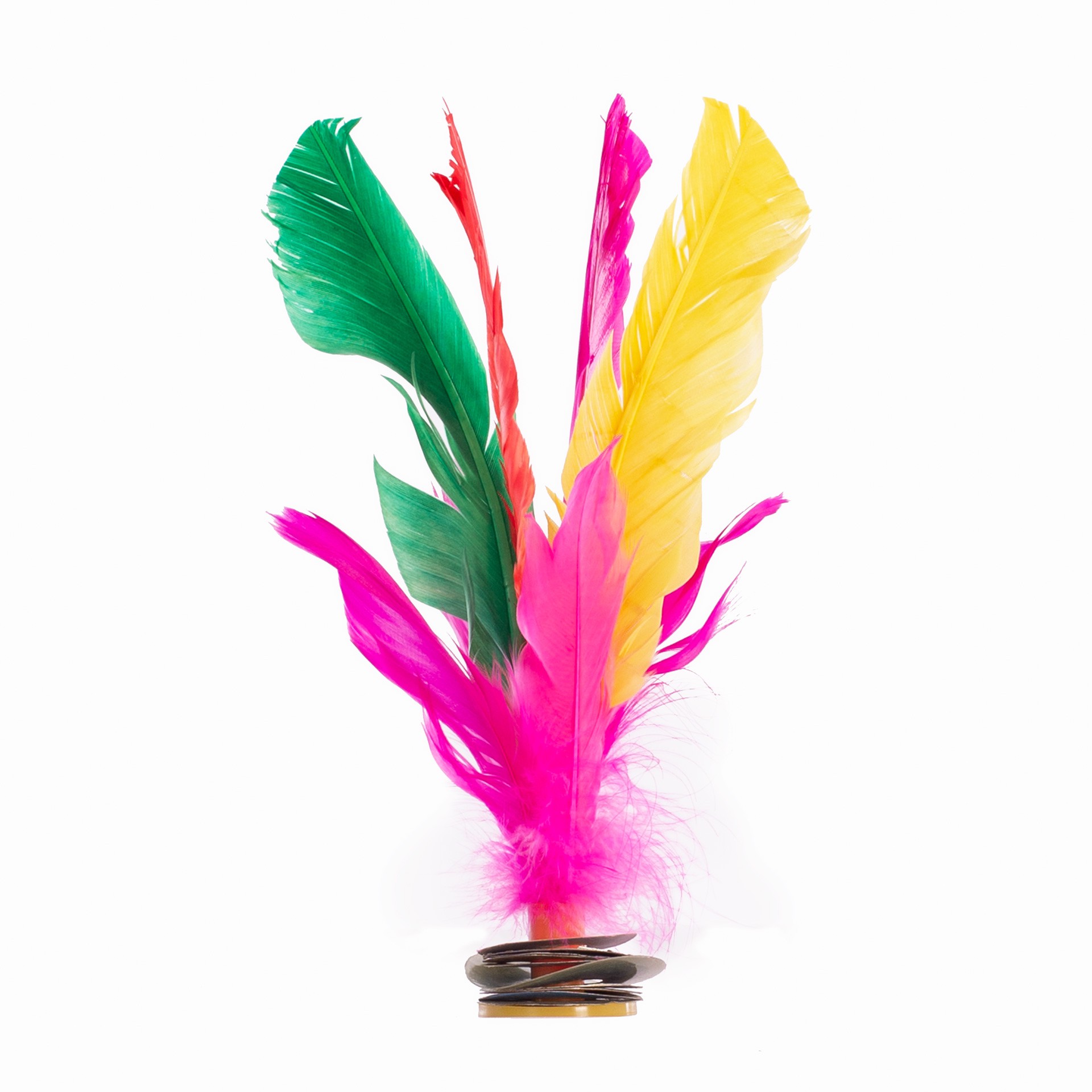LOTE 6 INDIAKAS FÚTBOL PLUMA MULTICOLOR - Imagen 2