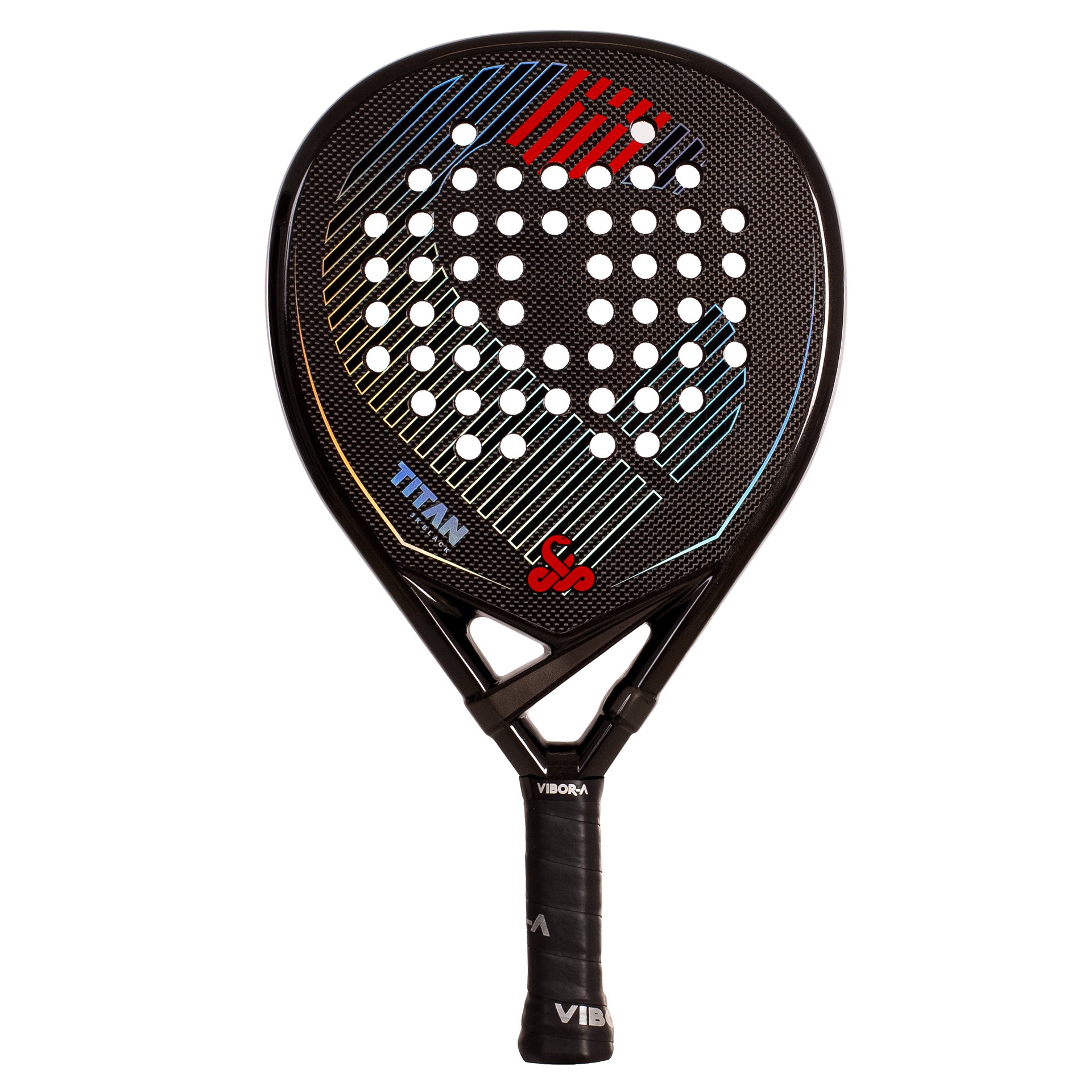 PALA DE PÁDEL VIBOR-A TITAN 3K BLACK