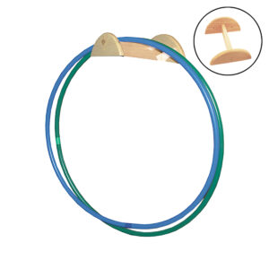 SOPORTE DE MADERA PARA AROS/CUERDAS