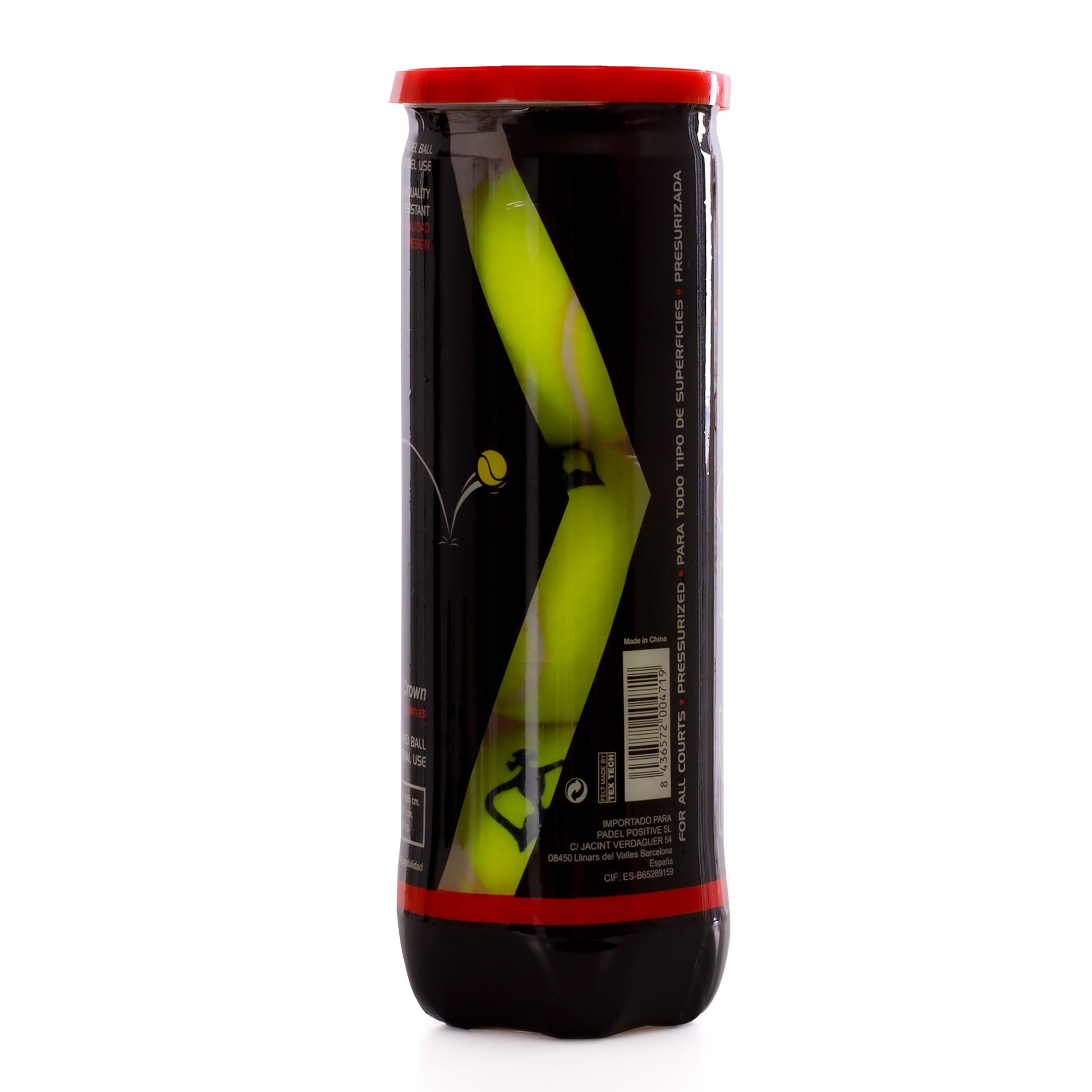 CAJÓN DE 24 BOTES DE PELOTAS DE PÁDEL BLACK CROWN PRO - Imagen 6