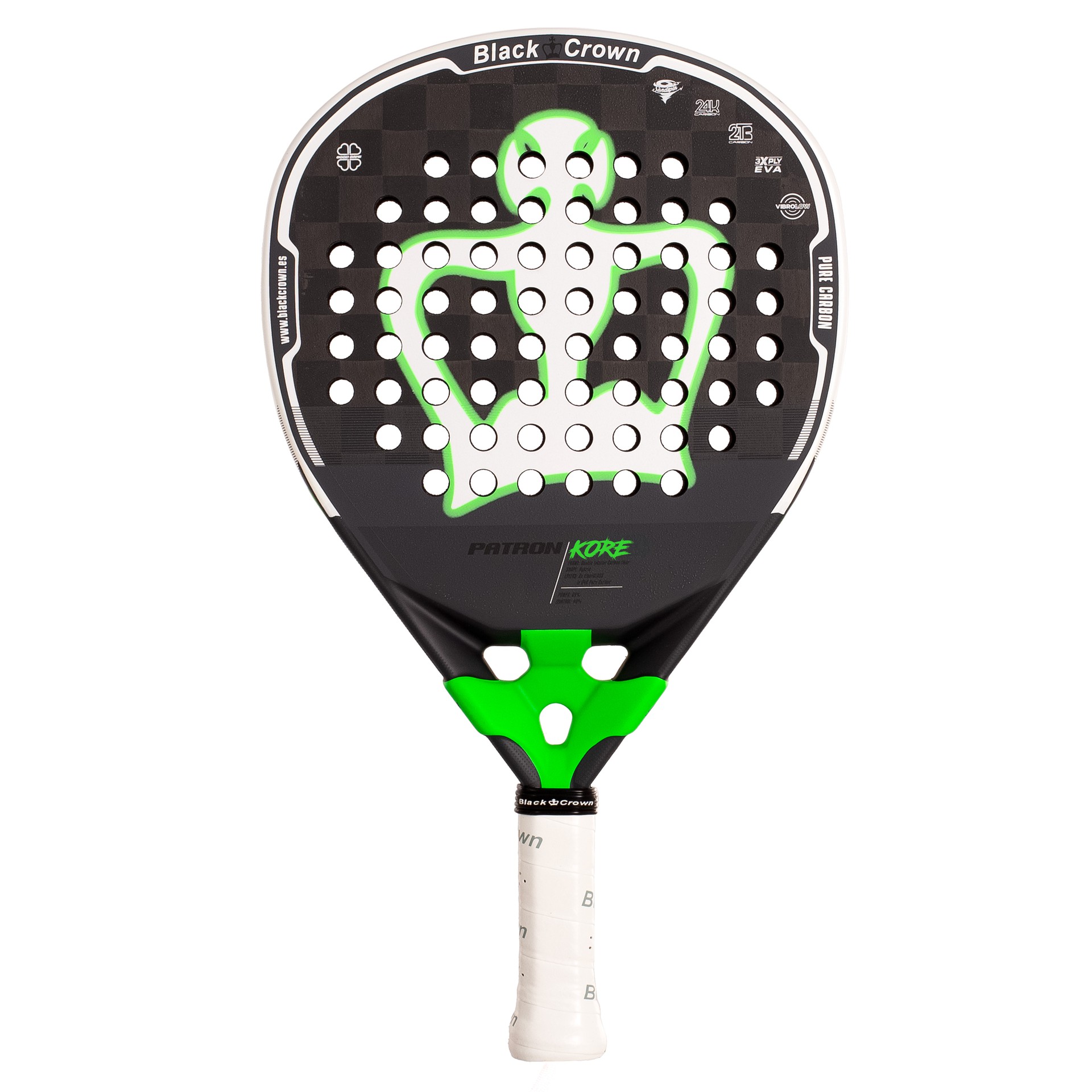 PALA DE PÁDEL BLACK CROWN PATRON KORE - Imagen 4