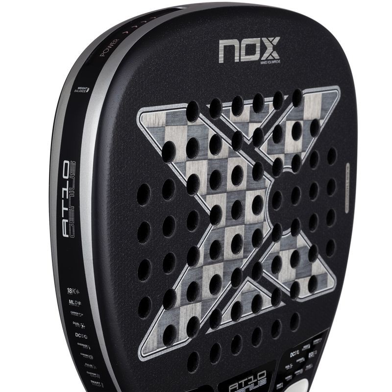 PALA DE PÁDEL NOX AT10 LUXURY GENIUS ATTACK 18K ALUM BY AGUSTIN TAPIA - Imagen 9