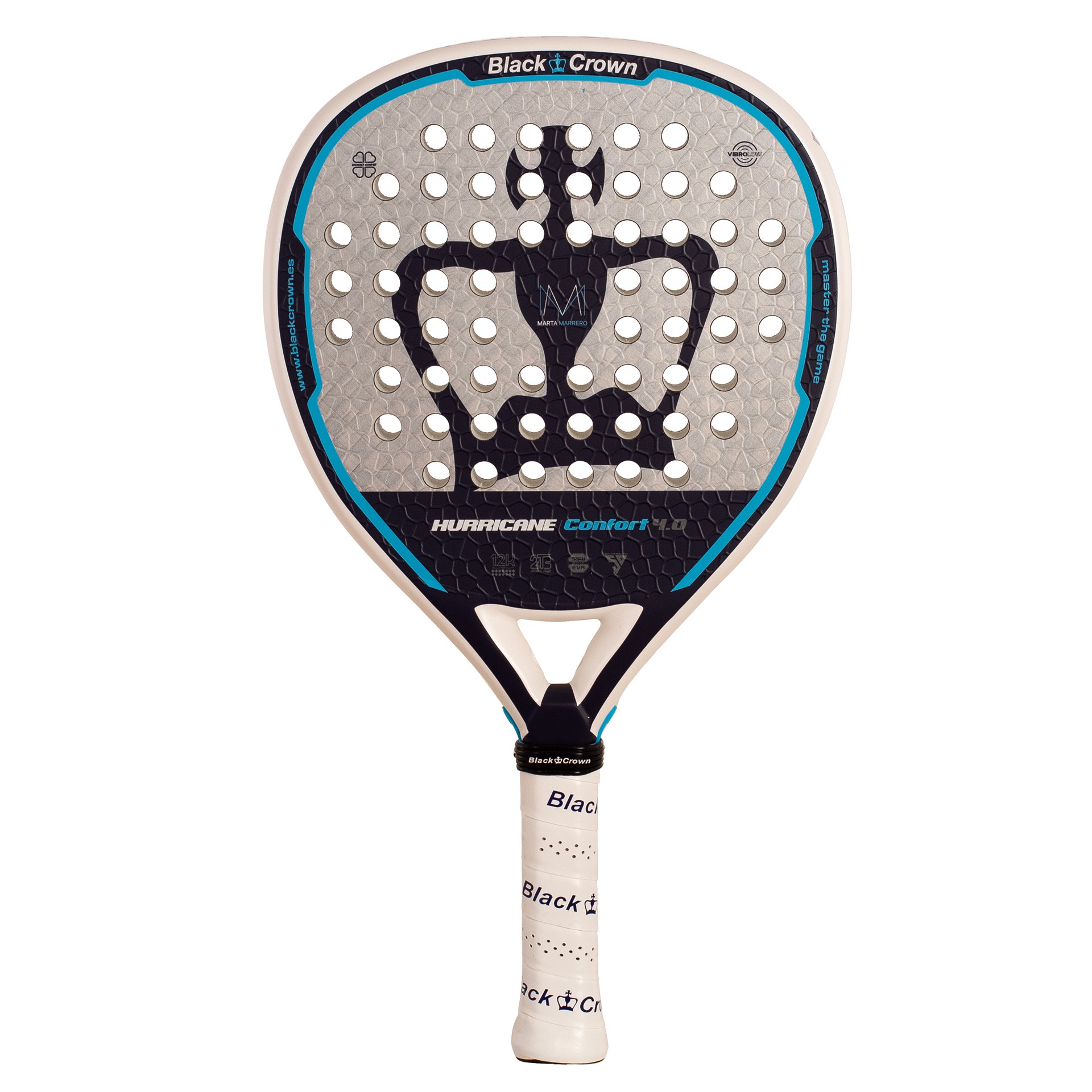 PALA DE PÁDEL BLACK CROWN HURRICANE COMFORT 4.0