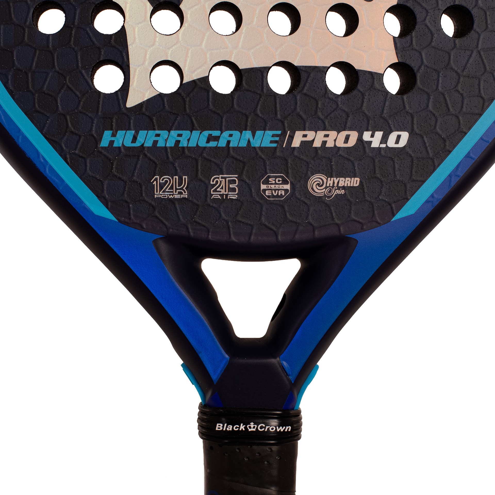PALA DE PÁDEL BLACK CROWN HURRICANE PRO 4.0 - Imagen 5