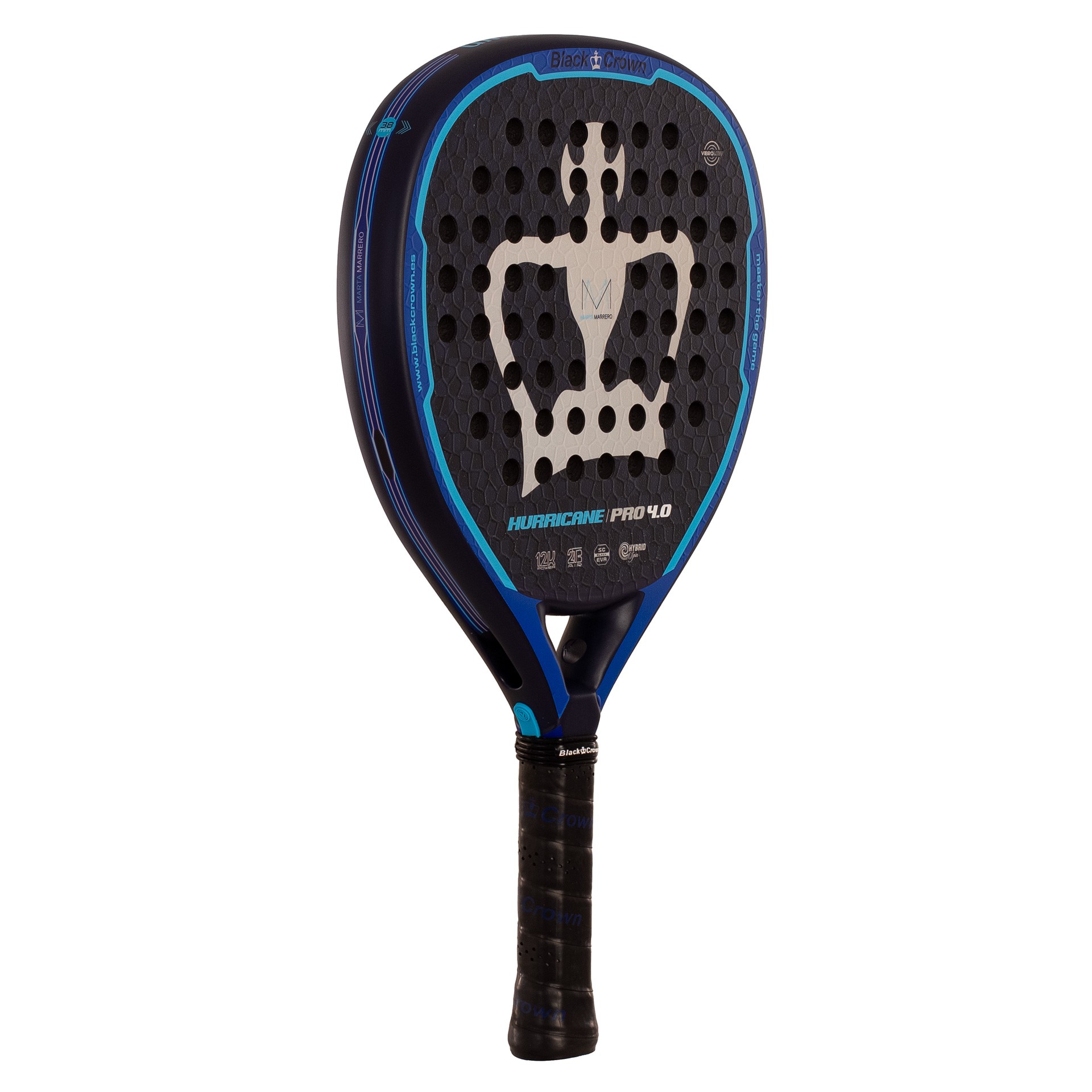 PALA DE PÁDEL BLACK CROWN HURRICANE PRO 4.0 - Imagen 6