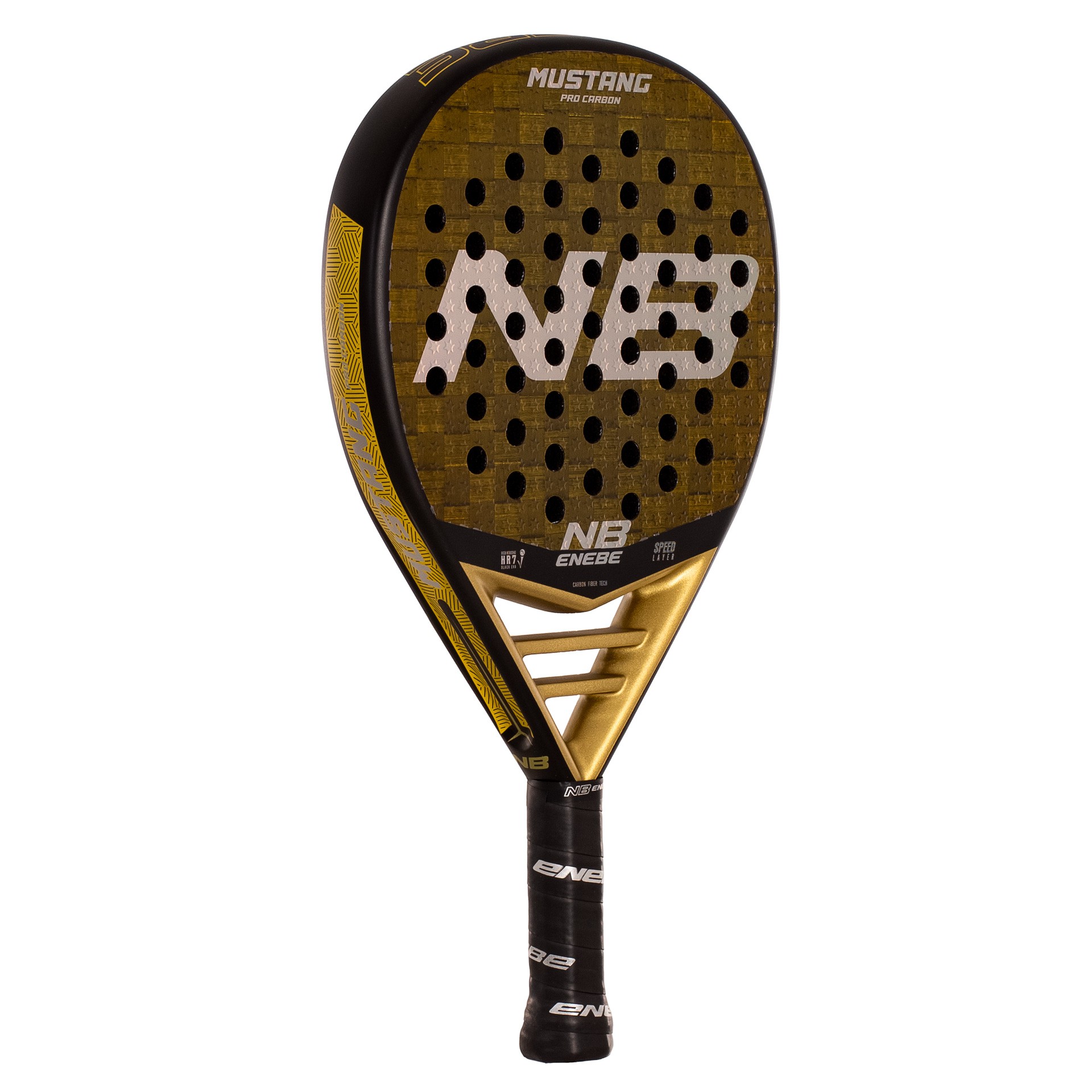 PALA DE PÁDEL ENEBE MUSTANG PRO CARBON GOLD 15K - Imagen 3