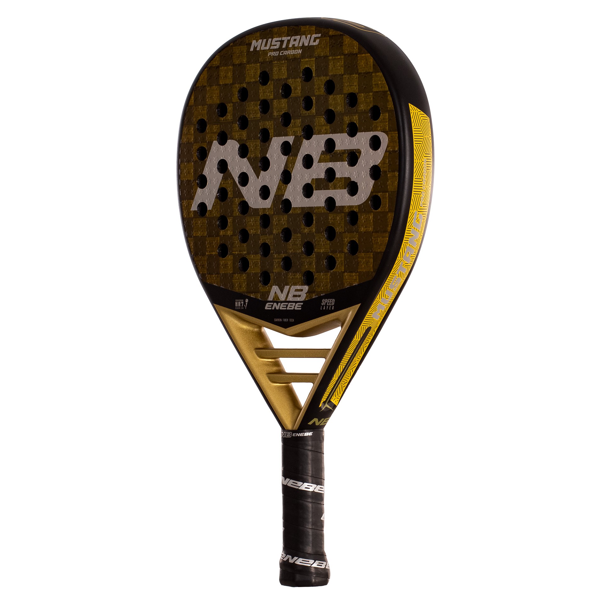 PALA DE PÁDEL ENEBE MUSTANG PRO CARBON GOLD 15K - Imagen 4