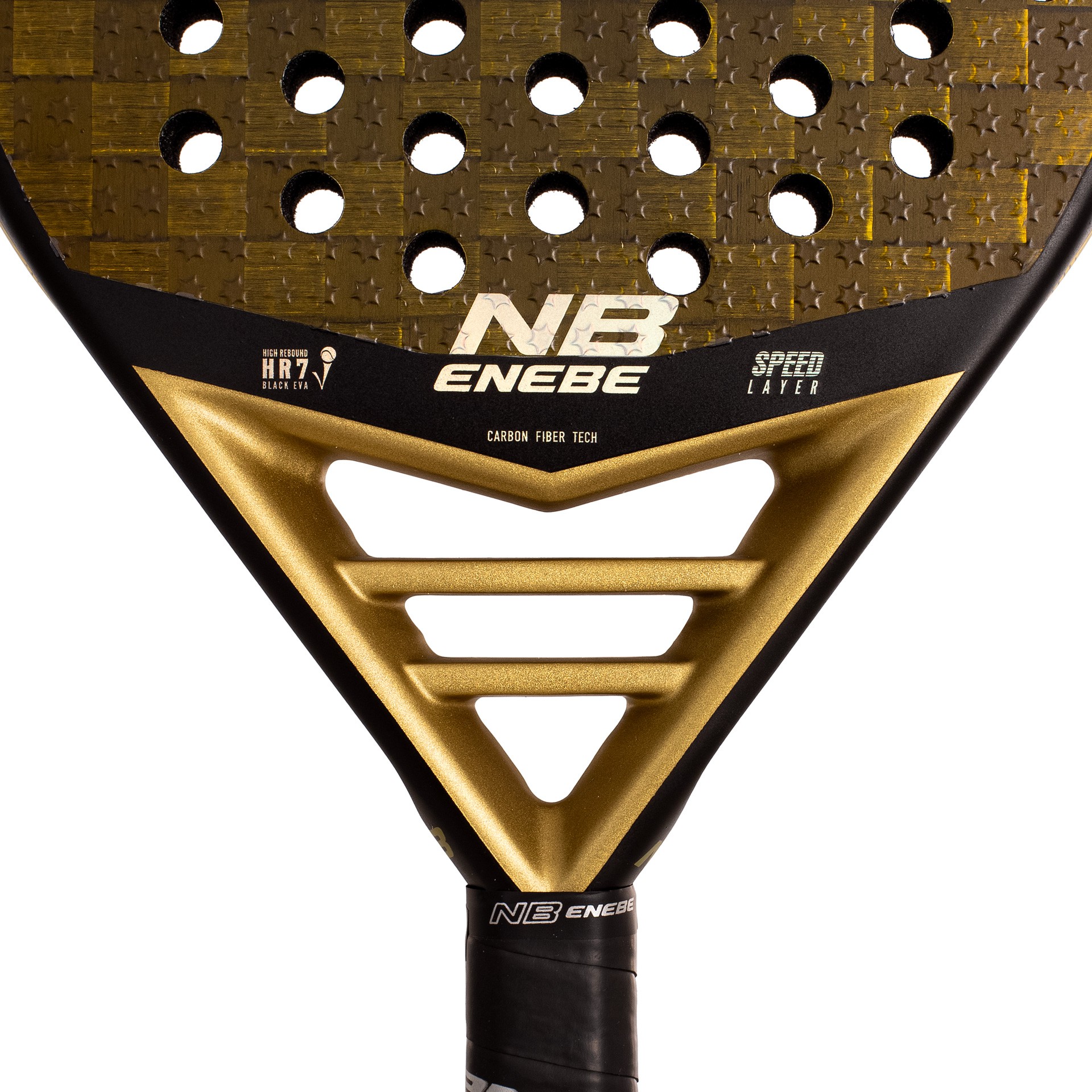 PALA DE PÁDEL ENEBE MUSTANG PRO CARBON GOLD 15K - Imagen 6