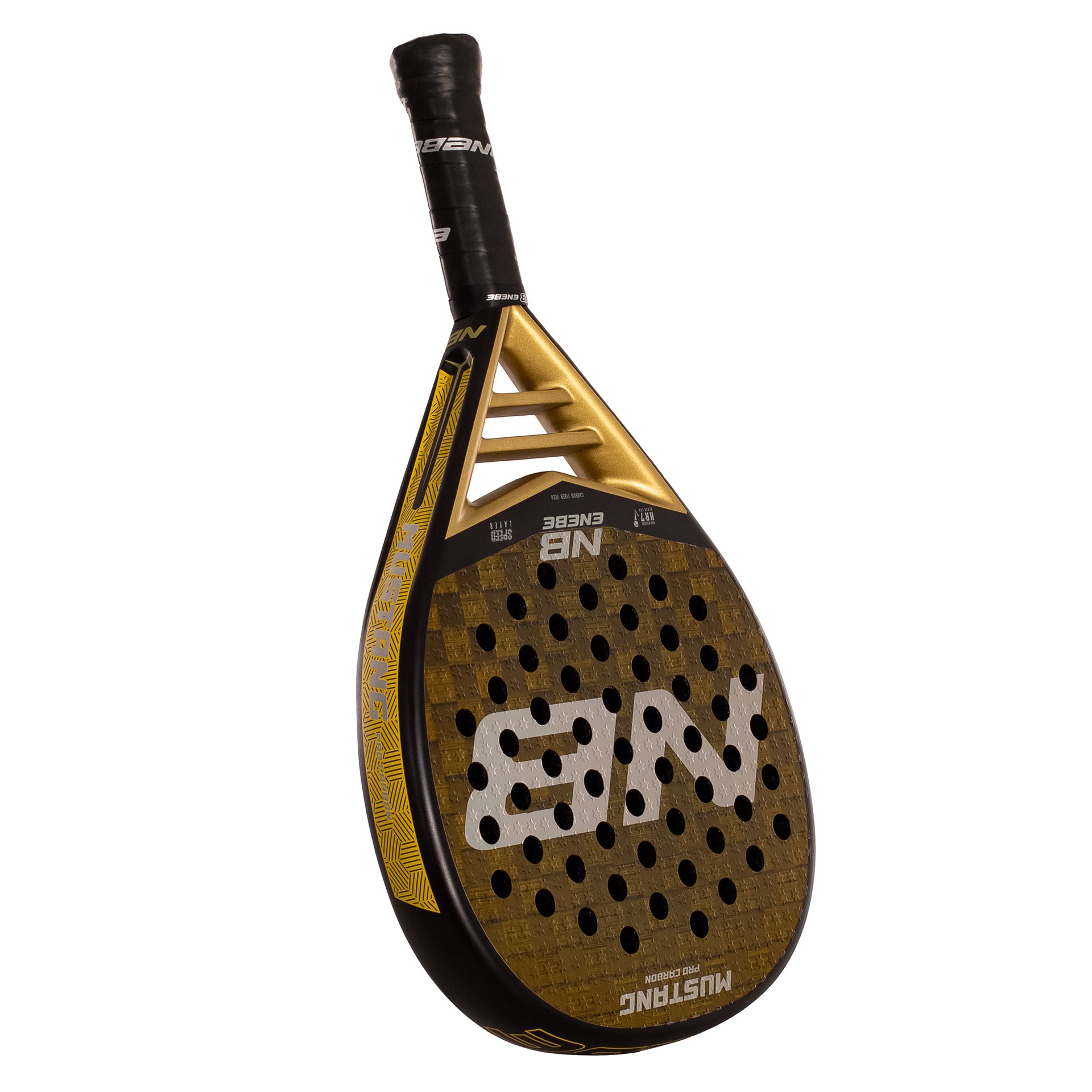 PALA DE PÁDEL ENEBE MUSTANG PRO CARBON GOLD 15K - Imagen 7