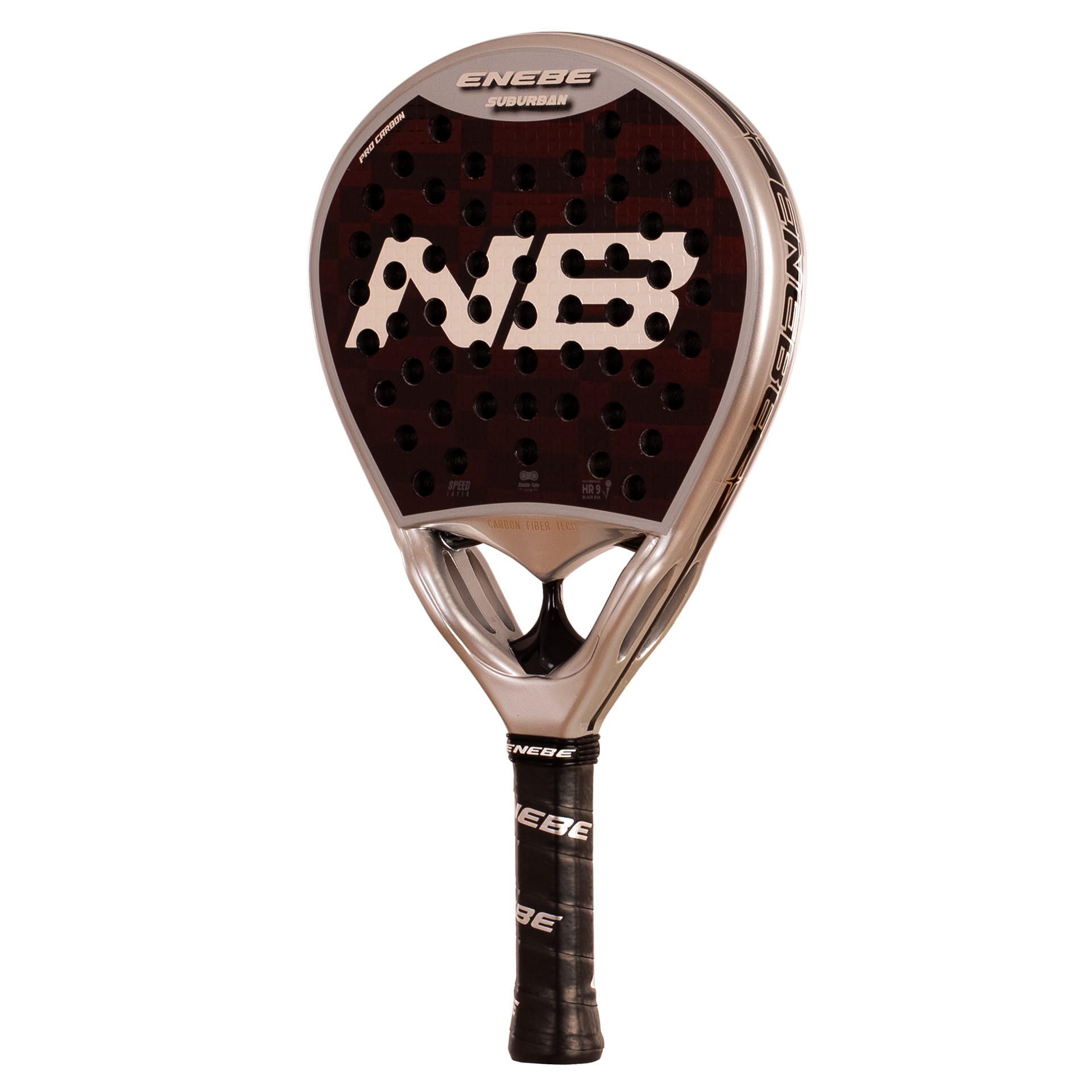 PALA DE PÁDEL ENEBE SUBURBAN RED 12K - Imagen 5