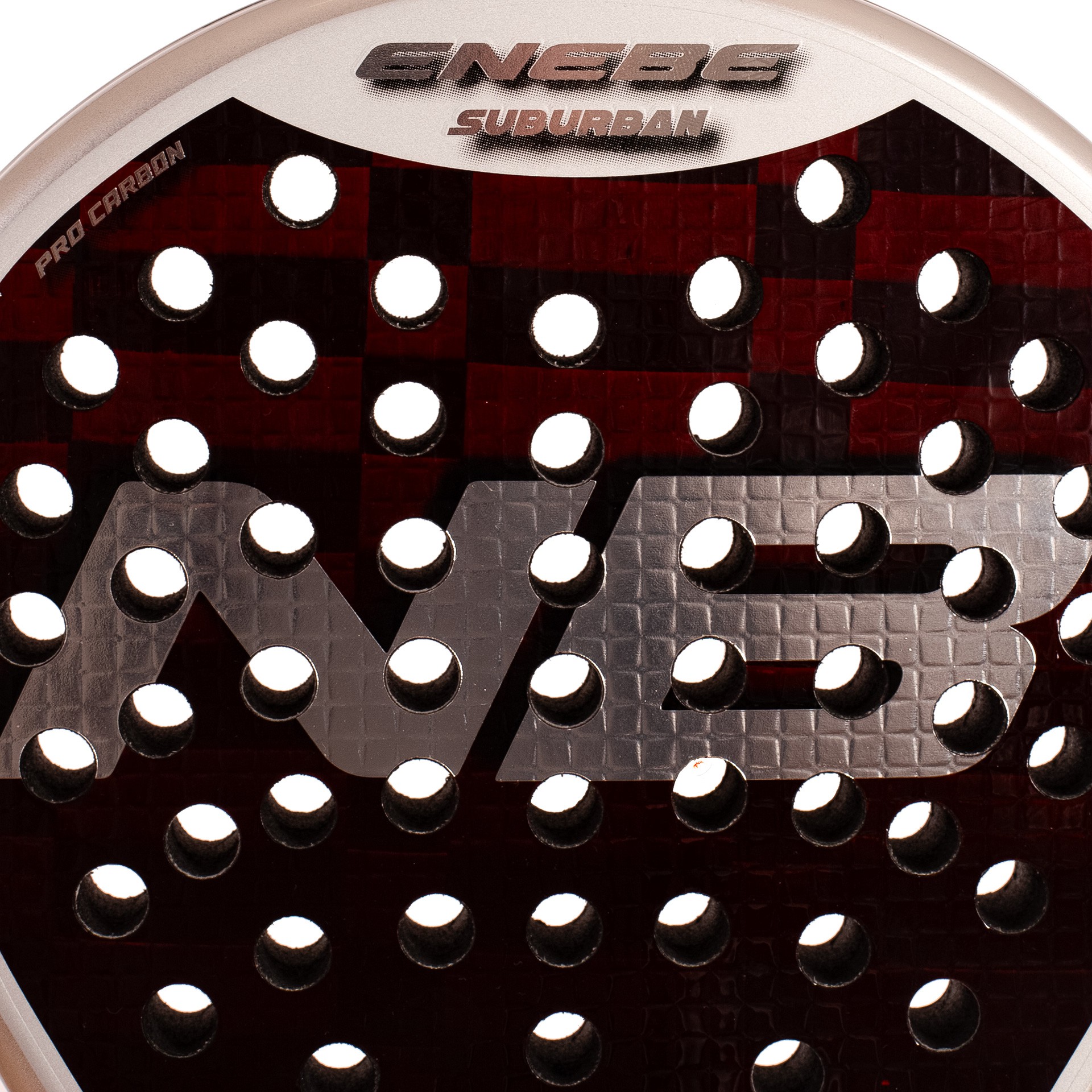 PALA DE PÁDEL ENEBE SUBURBAN RED 12K - Imagen 4