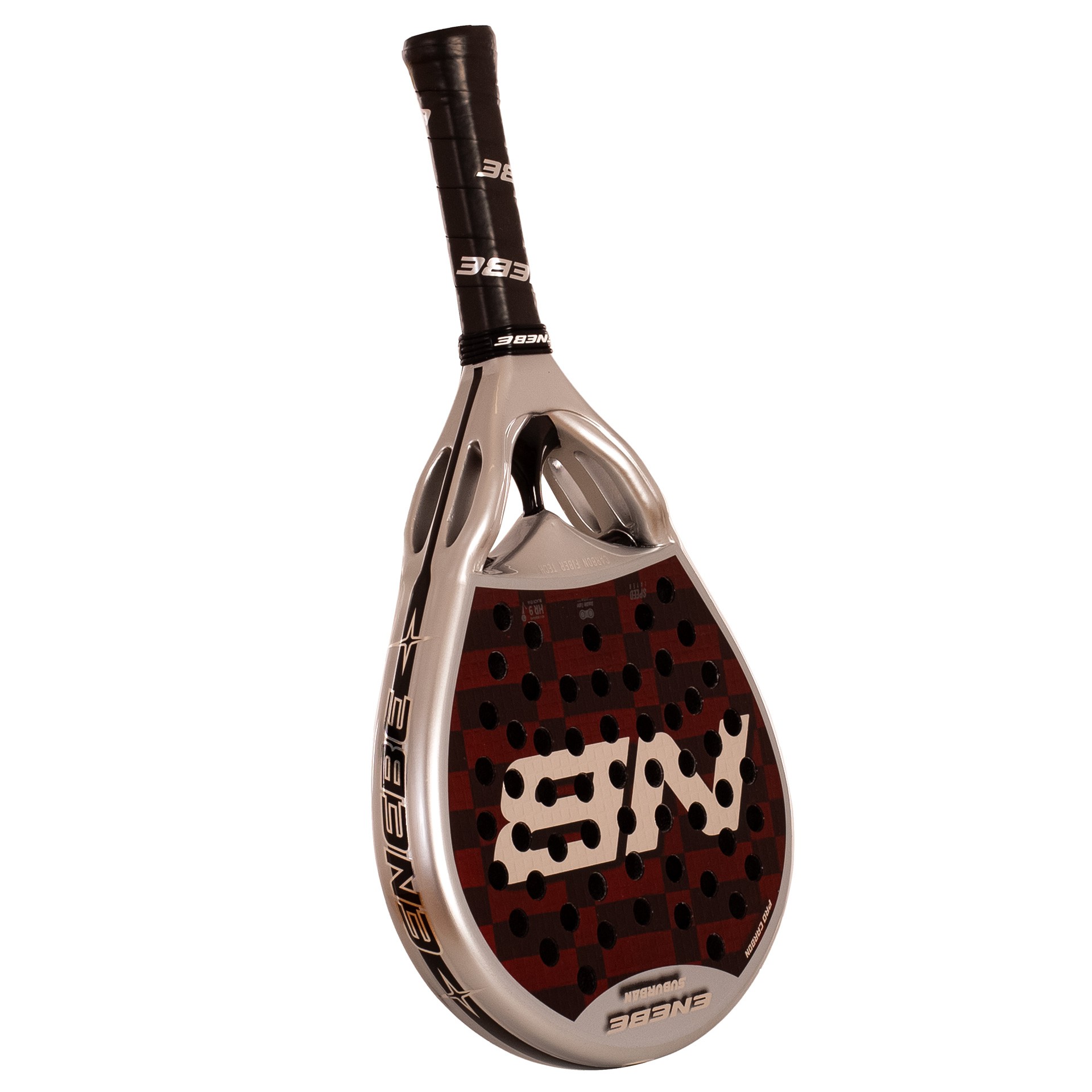PALA DE PÁDEL ENEBE SUBURBAN RED 12K - Imagen 8