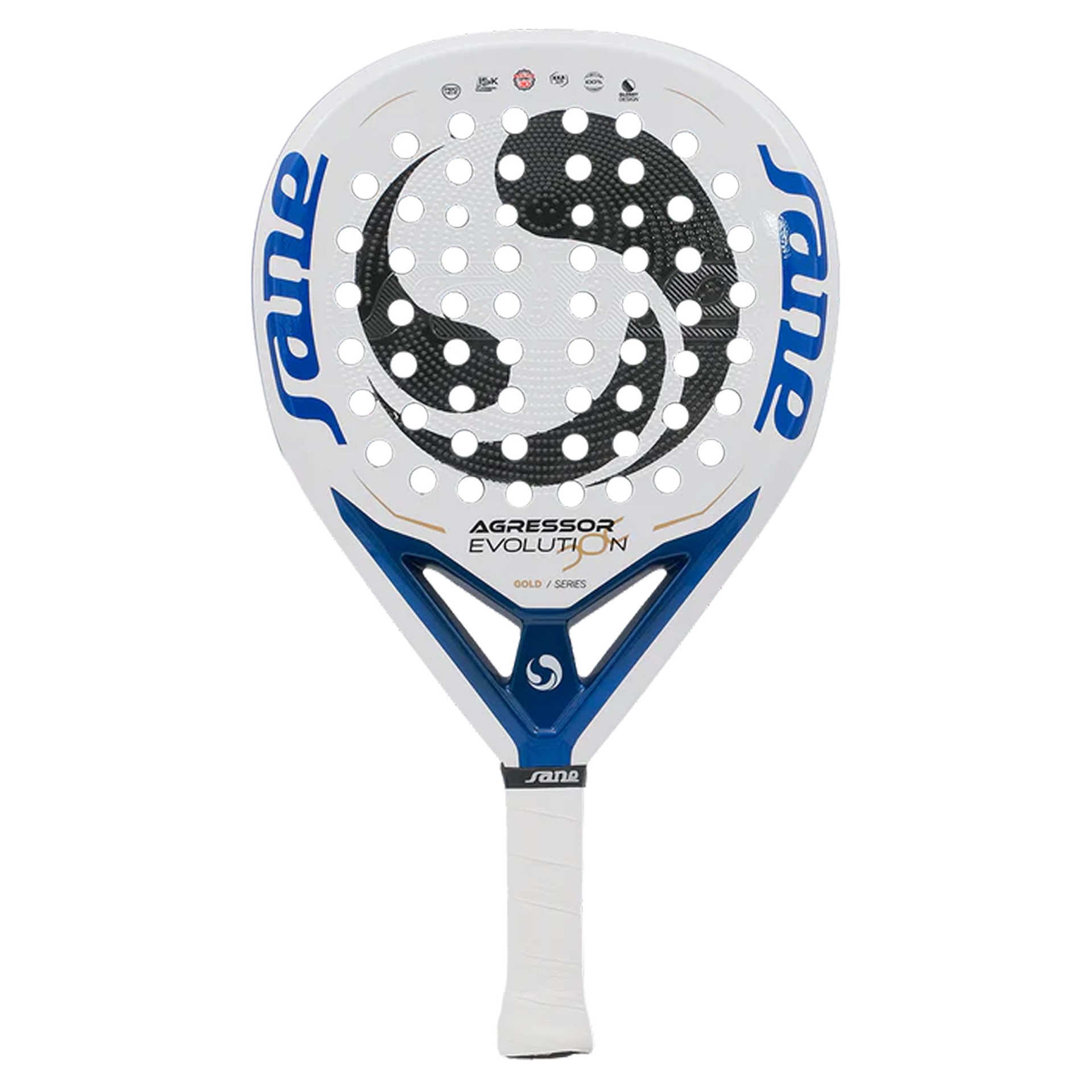 PALA DE PÁDEL SANE AGRESSOR EVOLUTION GOLD - Imagen 3