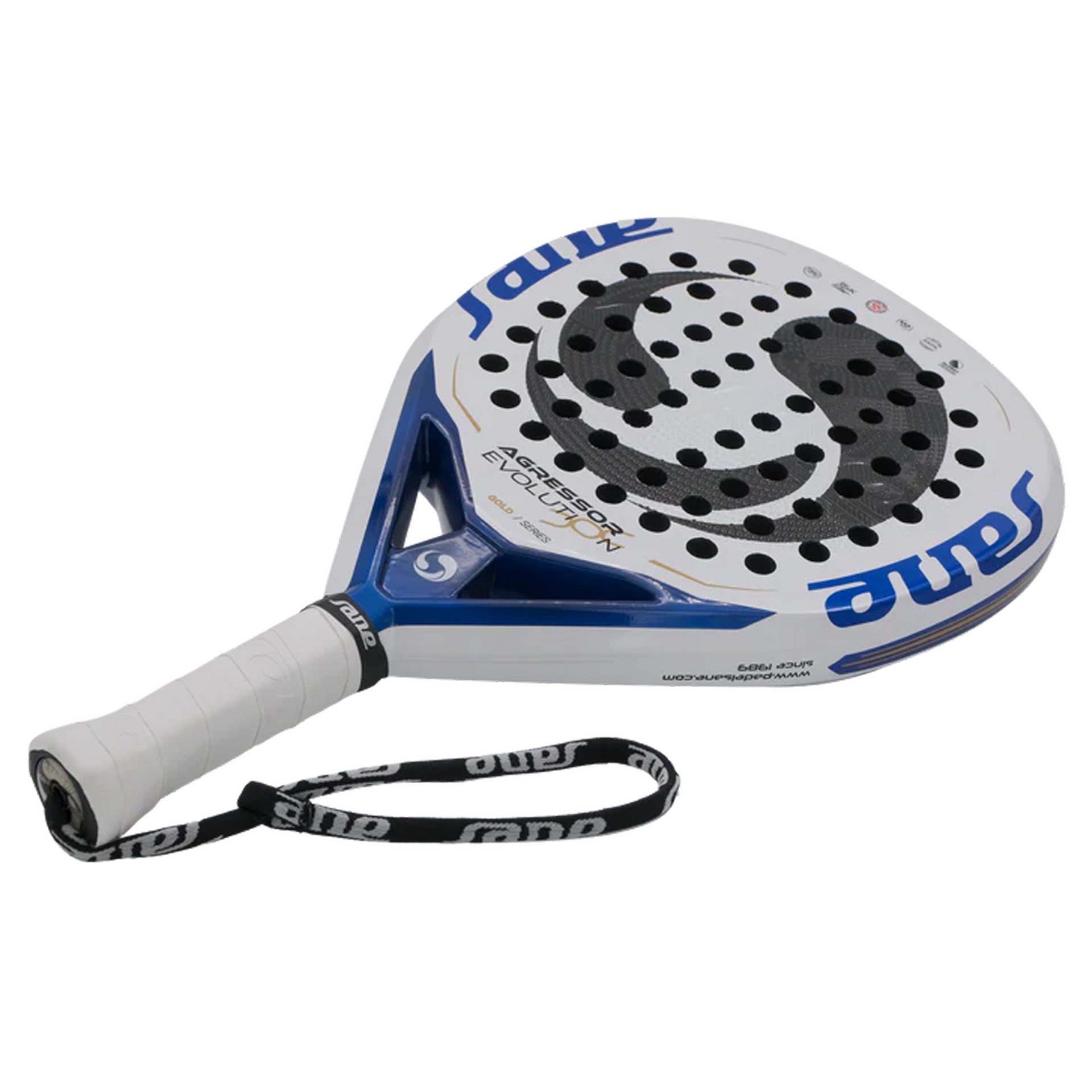 PALA DE PÁDEL SANE AGRESSOR EVOLUTION GOLD - Imagen 2