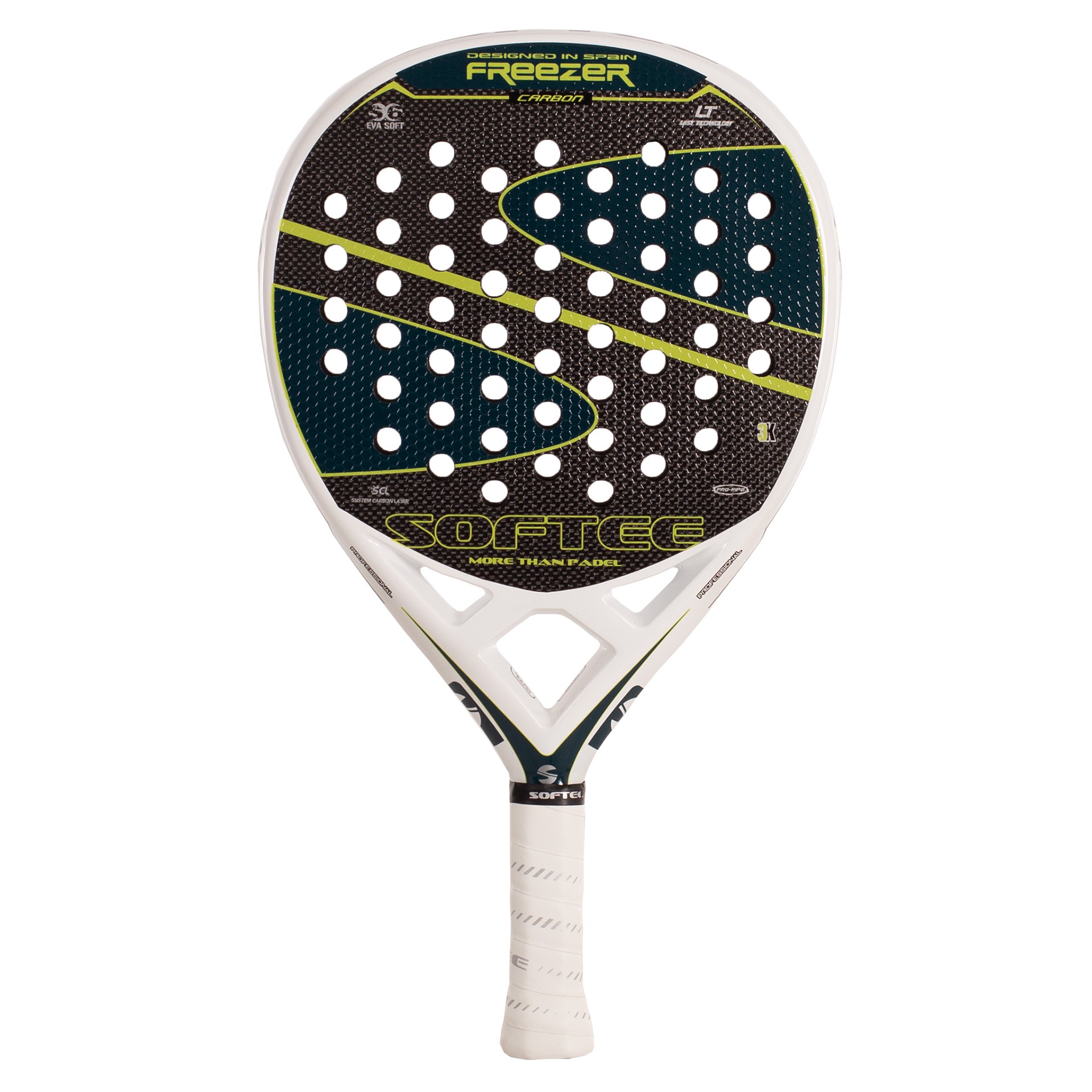 PALA DE PÁDEL SOFTEE FREEZER CARBON 3K PETROL - Imagen 6