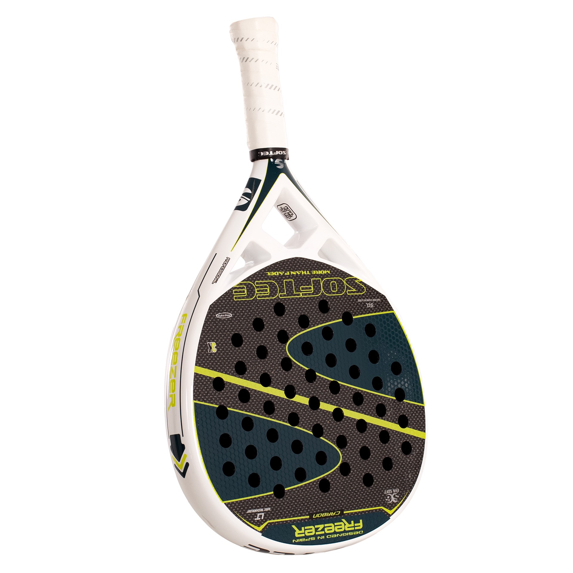 PALA DE PÁDEL SOFTEE FREEZER CARBON 3K PETROL - Imagen 4
