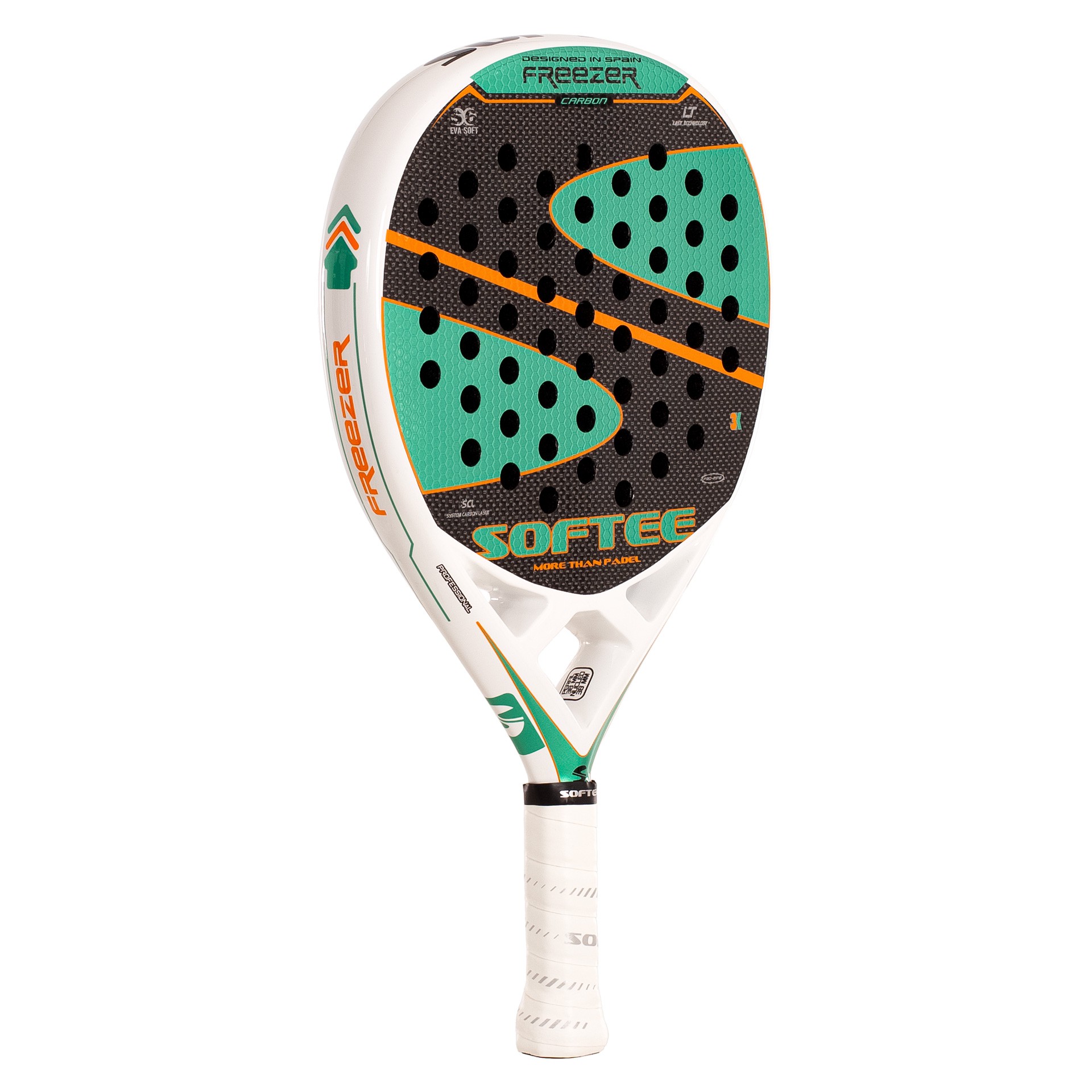 PALA DE PÁDEL SOFTEE FREEZER CARBON 3K VERDE SFT - Imagen 7