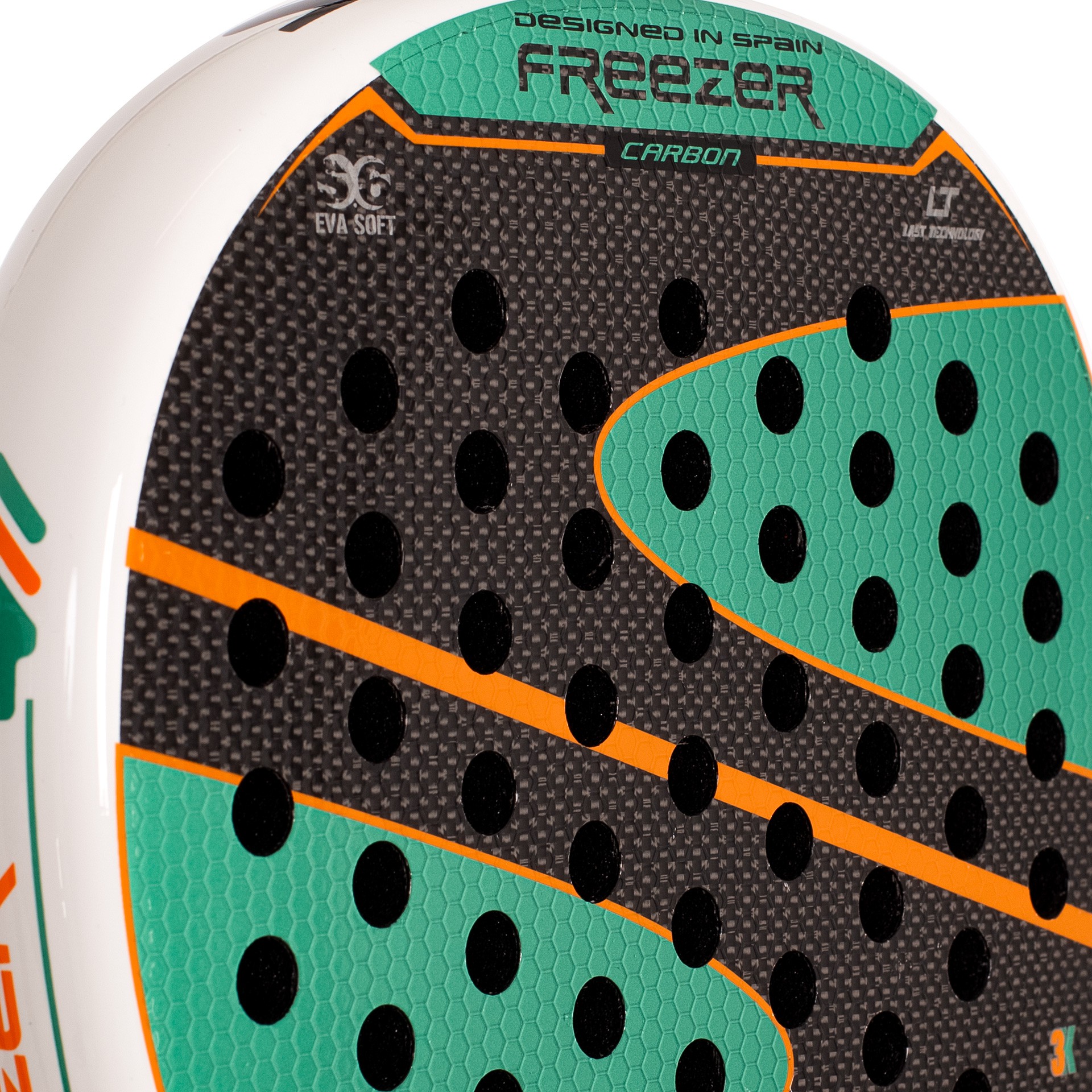 PALA DE PÁDEL SOFTEE FREEZER CARBON 3K VERDE SFT - Imagen 4