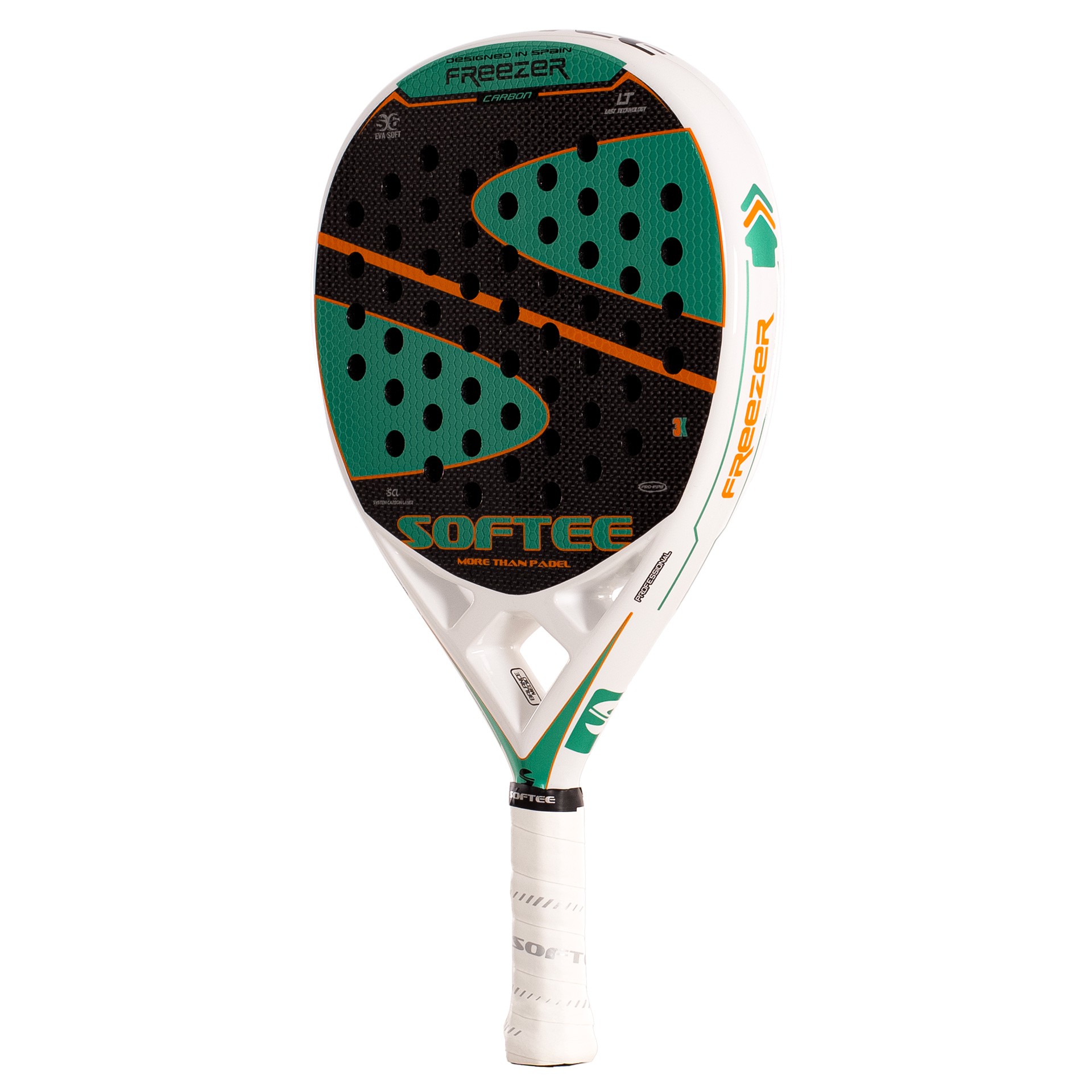 PALA DE PÁDEL SOFTEE FREEZER CARBON 3K VERDE SFT - Imagen 2