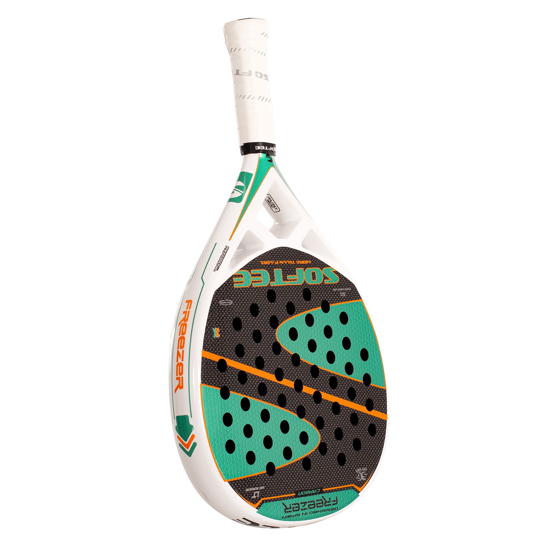 PALA DE PÁDEL SOFTEE FREEZER CARBON 3K VERDE SFT - Imagen 6