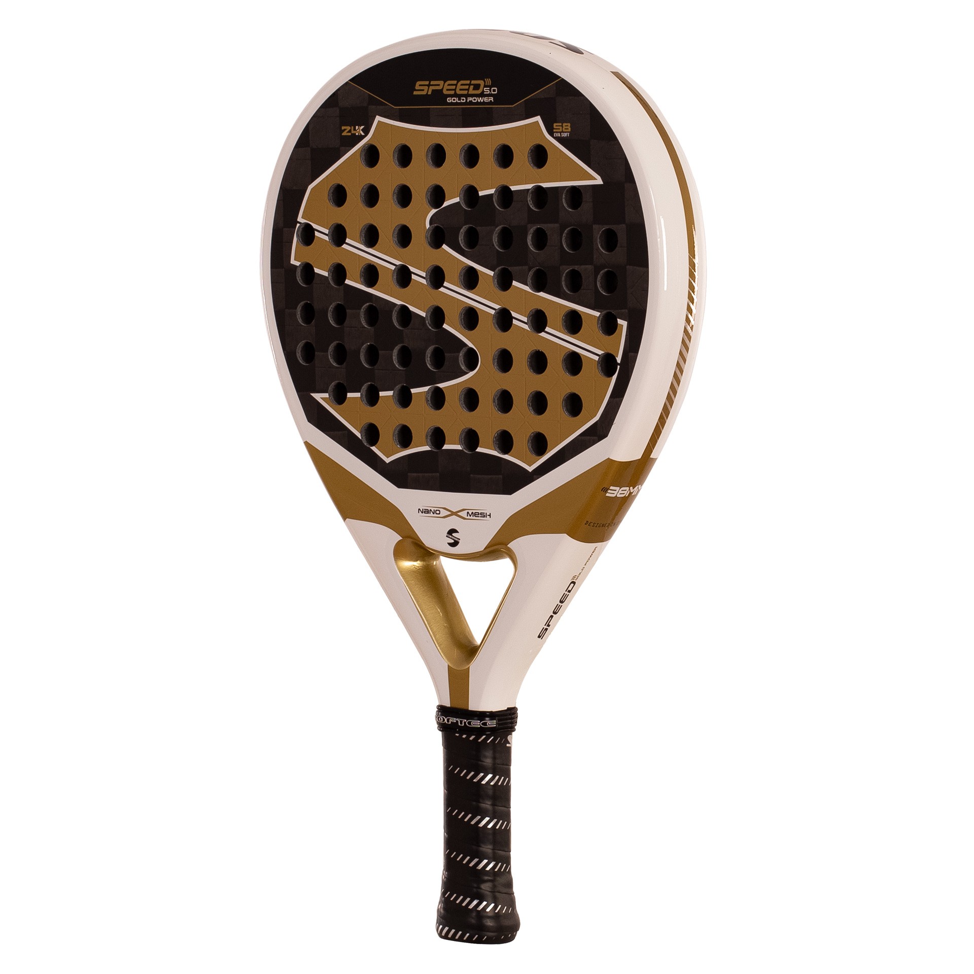 PALA DE PÁDEL SOFTEE SPEED GOLD NANO MESH 5.0 - Imagen 3
