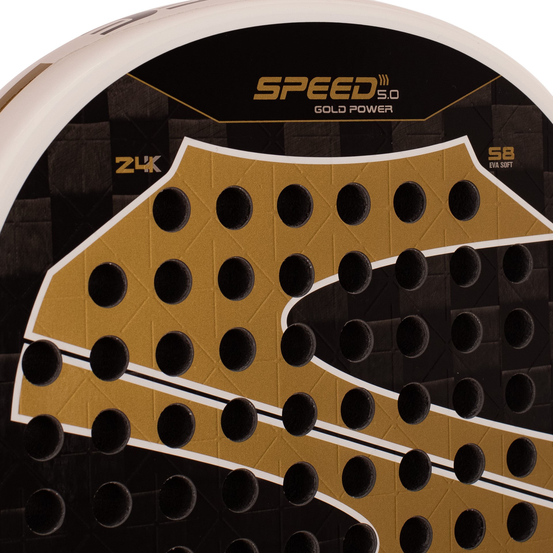 PALA DE PÁDEL SOFTEE SPEED GOLD NANO MESH 5.0 - Imagen 5