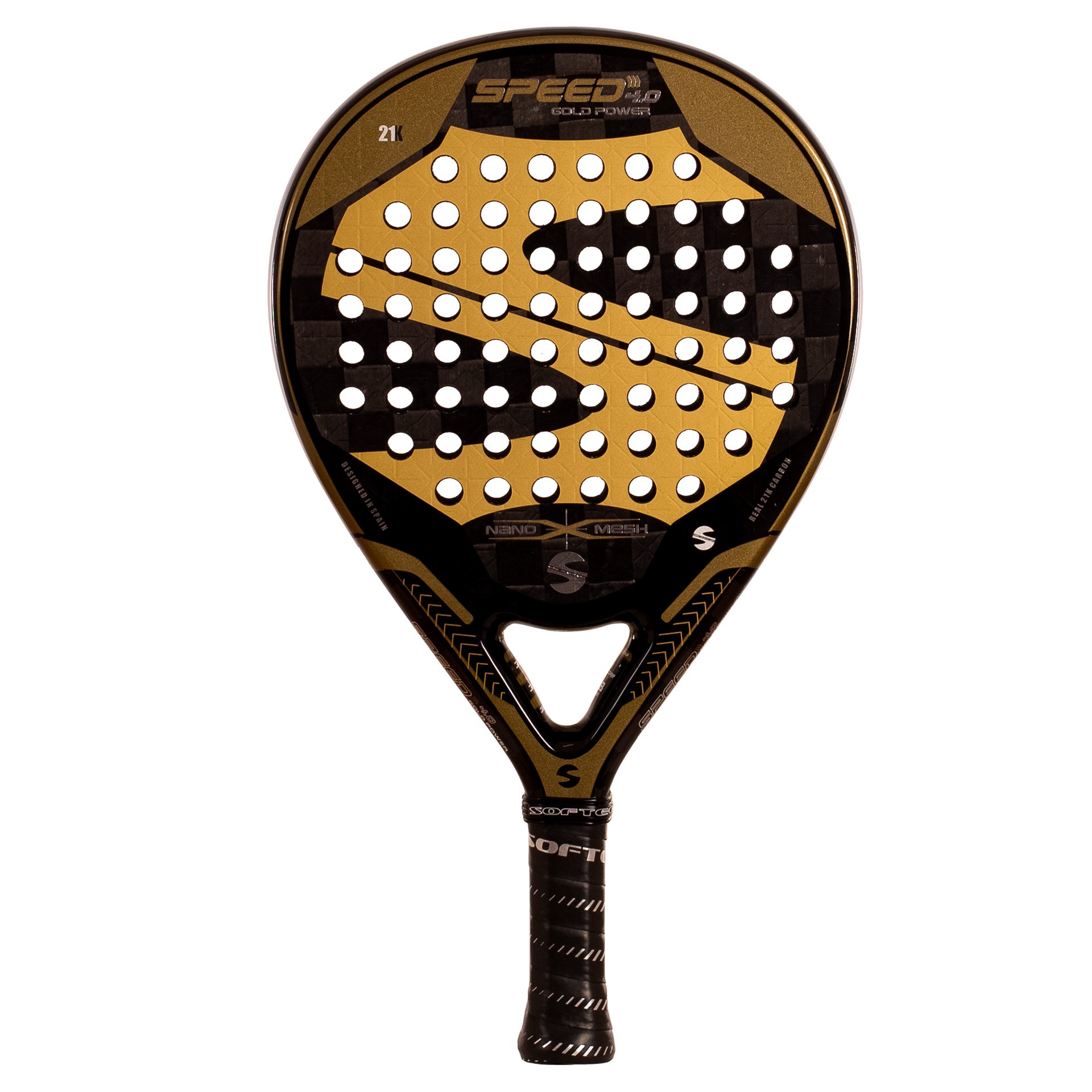 PALA DE PÁDEL SOFTEE SPEED GOLD POWER 4.0 NANO MESH - Imagen 4