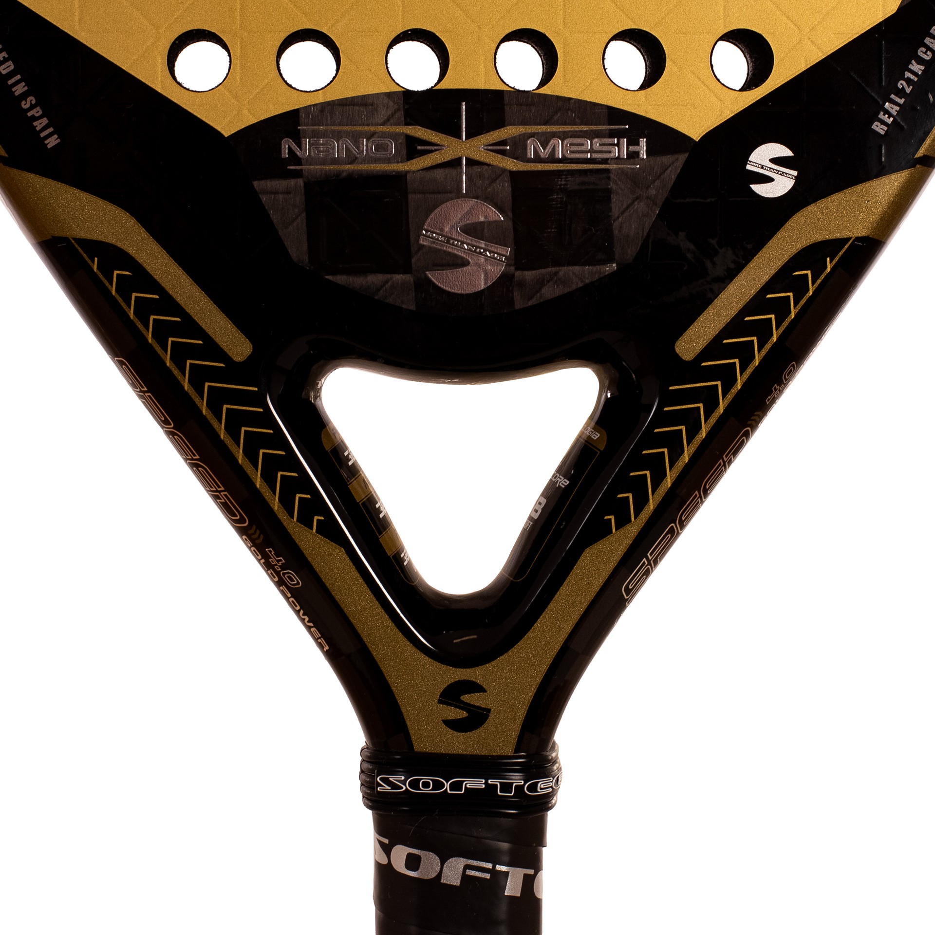 PALA DE PÁDEL SOFTEE SPEED GOLD POWER 4.0 NANO MESH - Imagen 6