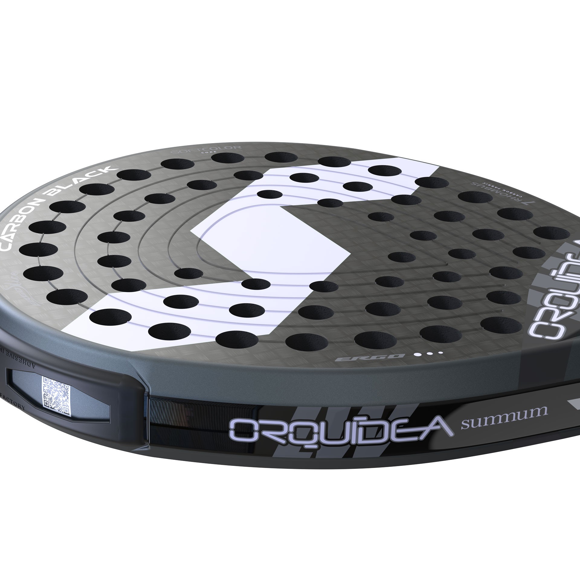 PALA DE PÁDEL VARLION LW CARBON BLACK ORQUIDEA - Imagen 6