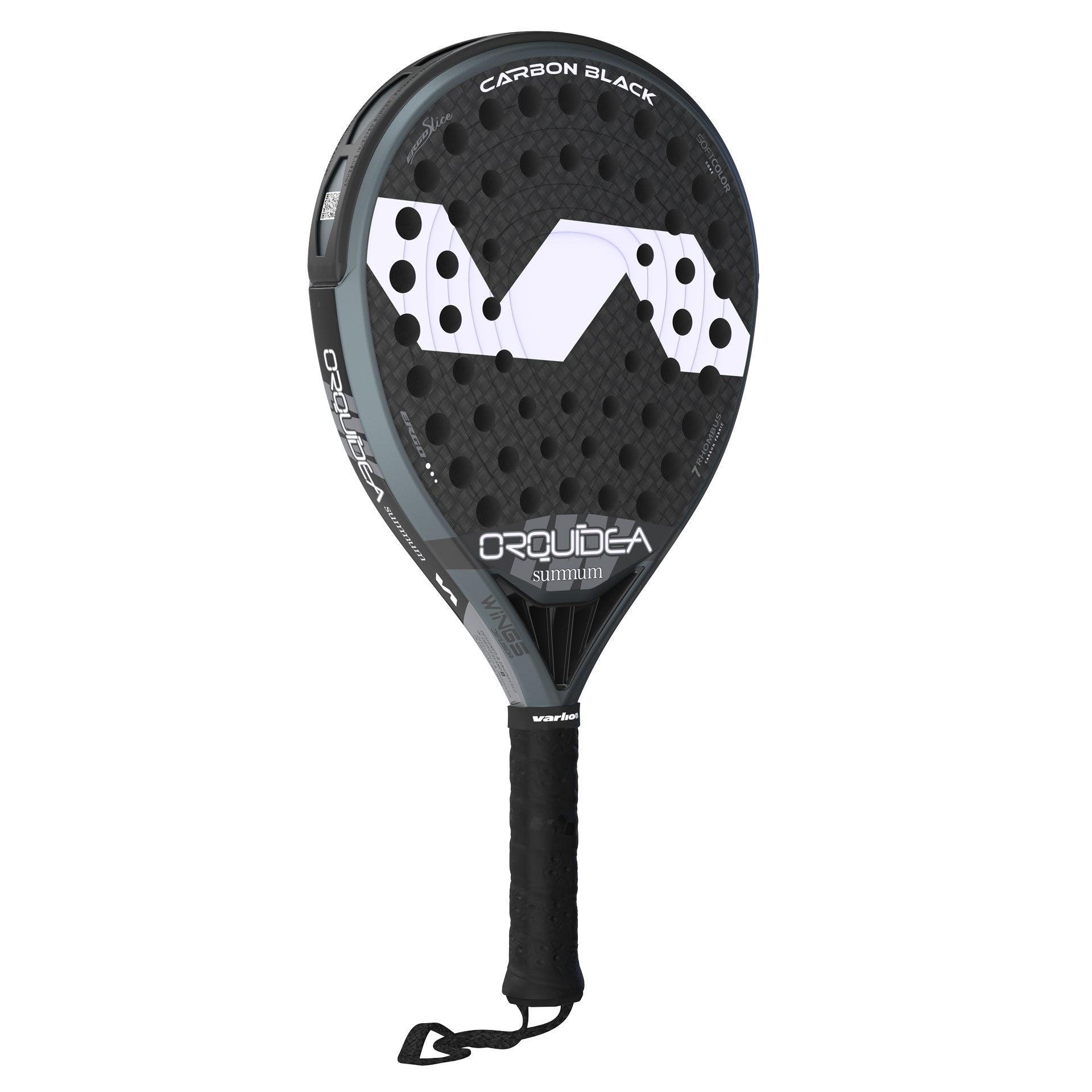 PALA DE PÁDEL VARLION LW CARBON BLACK ORQUIDEA - Imagen 8