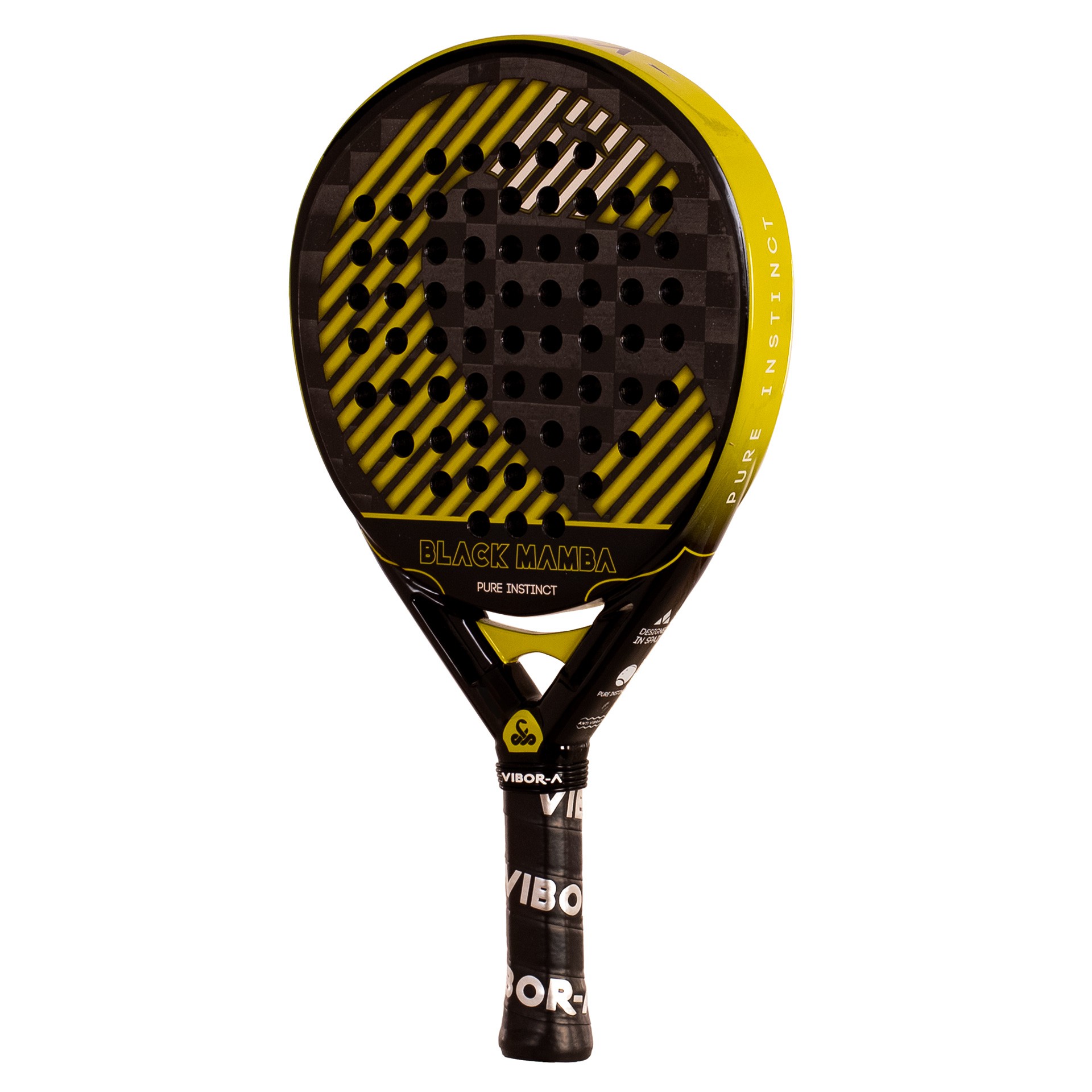 PALA DE PÁDEL VIBOR-A BLACK MAMBA EVO PRO BLACK - Imagen 6