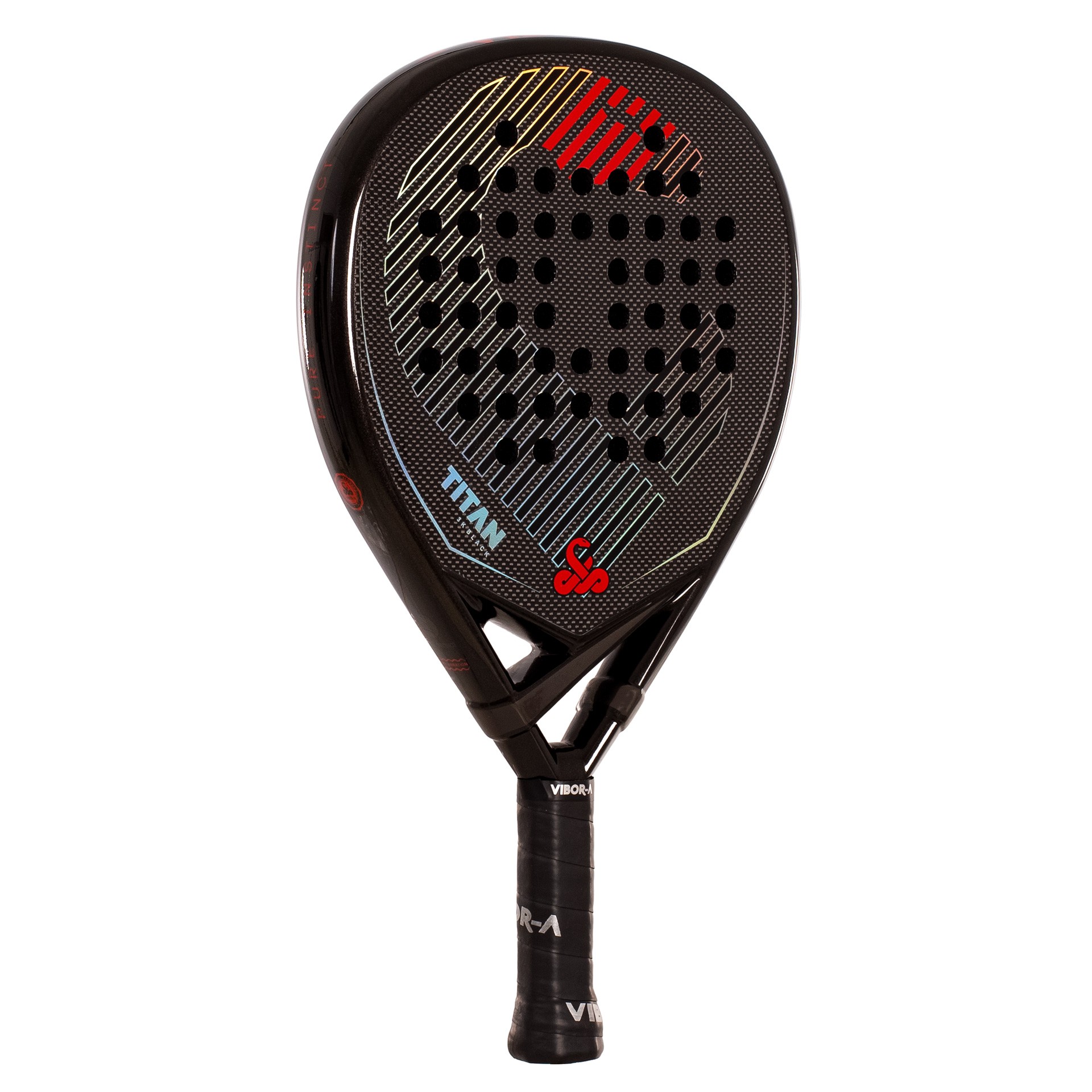 PALA DE PÁDEL VIBOR-A TITAN 3K BLACK - Imagen 5