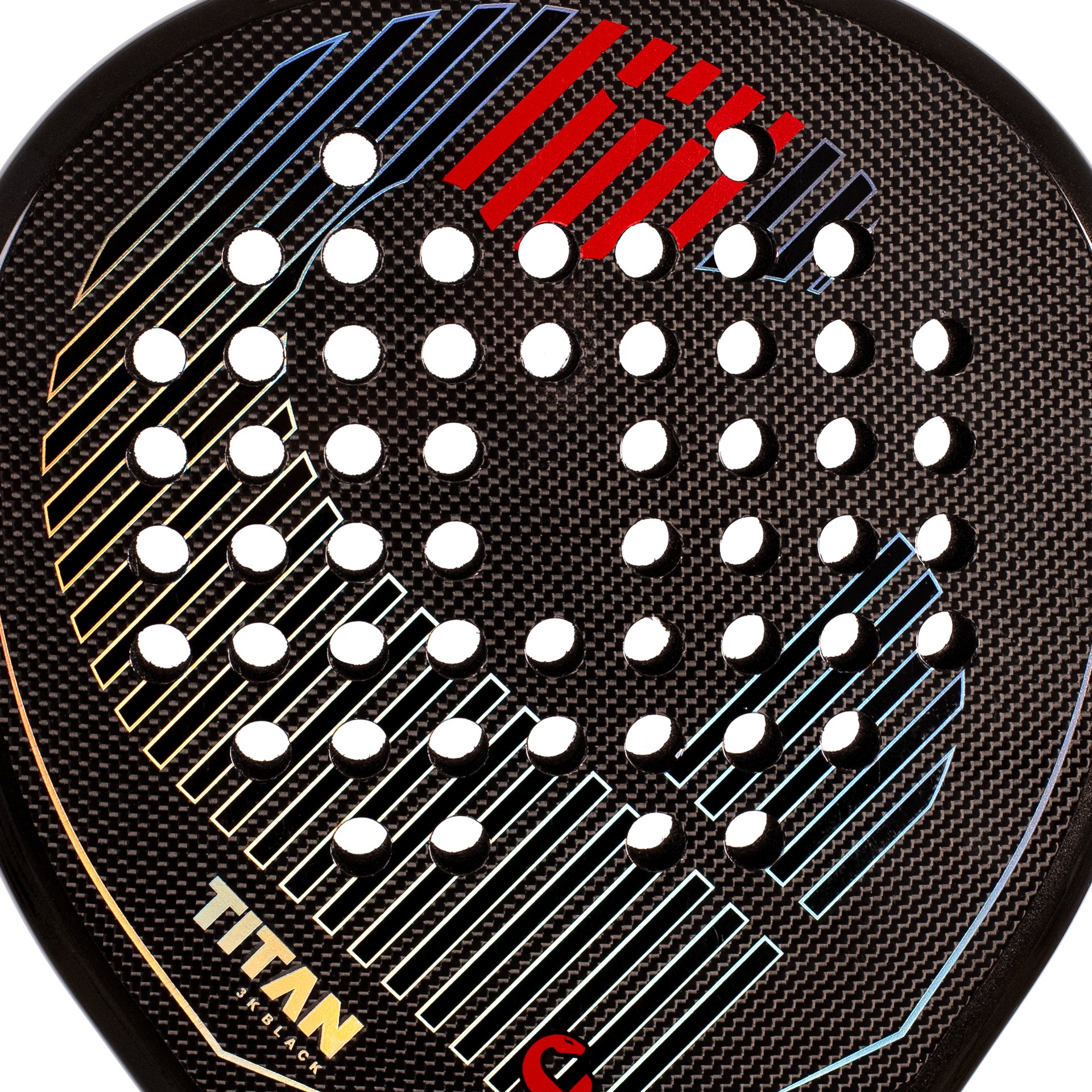 PALA DE PÁDEL VIBOR-A TITAN 3K BLACK - Imagen 4