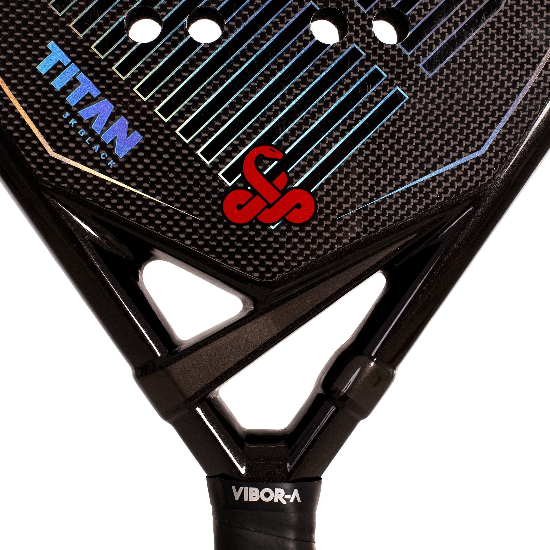 PALA DE PÁDEL VIBOR-A TITAN 3K BLACK - Imagen 6