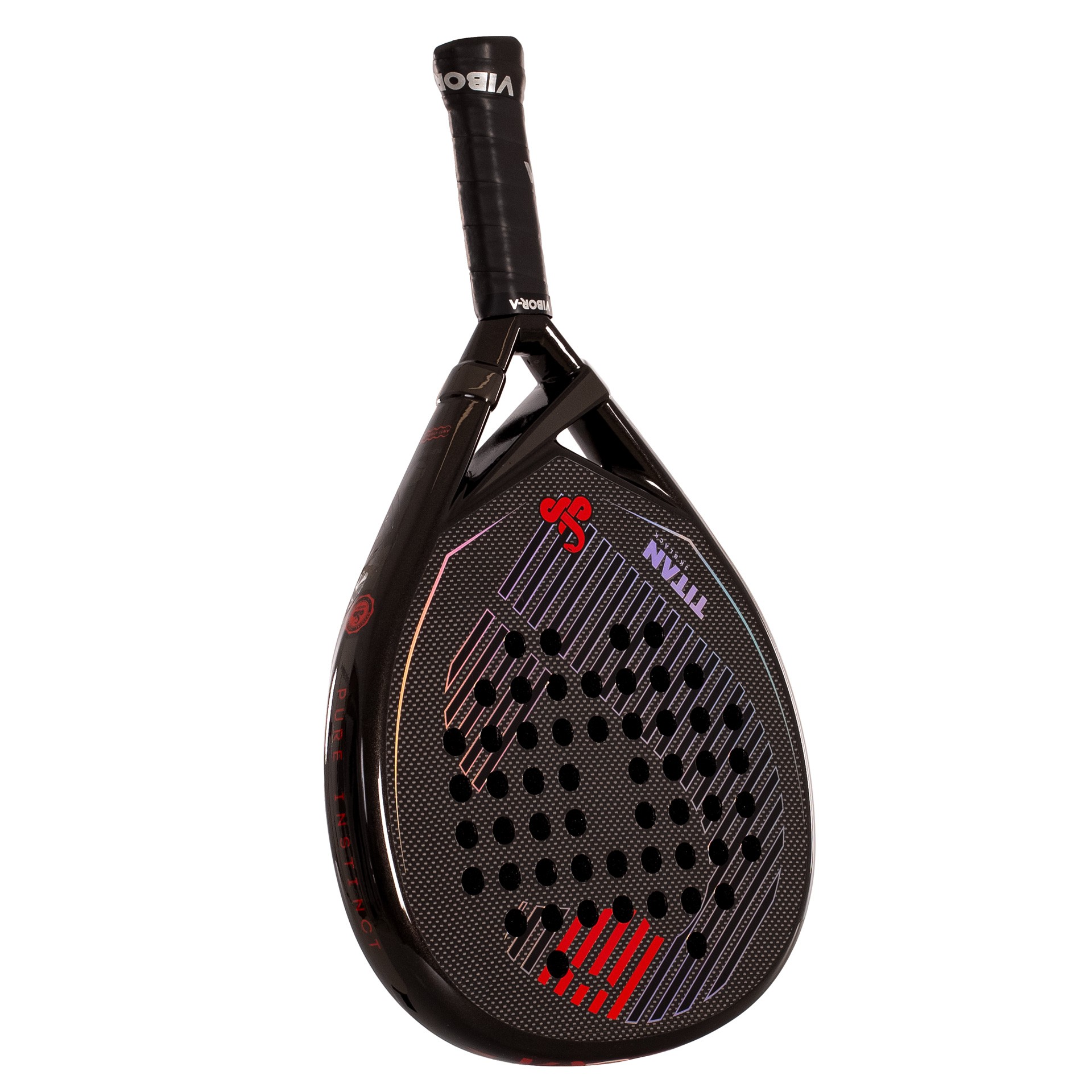 PALA DE PÁDEL VIBOR-A TITAN 3K BLACK - Imagen 7
